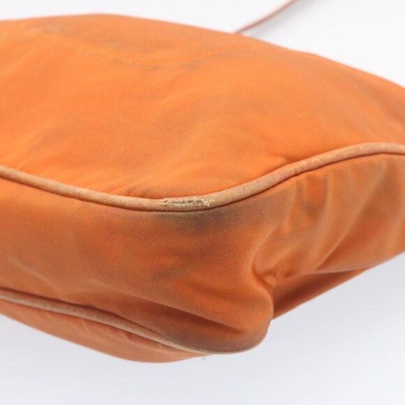 PRADA Shoulder Bag Nylon Leather Orange - Picture 15 of 15